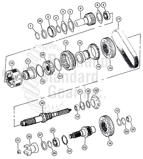 New Venture 273 Gear Train