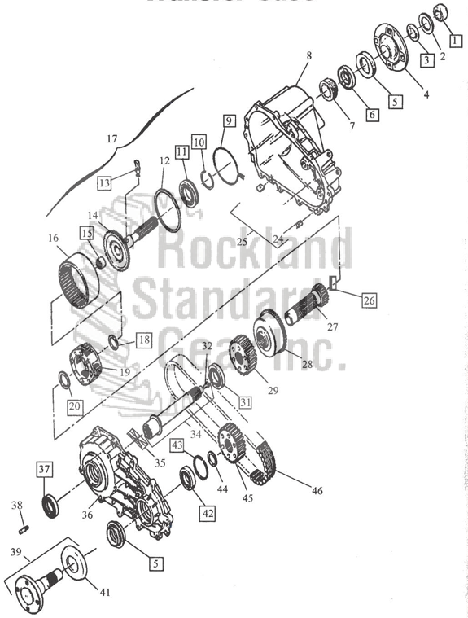 Borg Warner 4404 Transfer Case